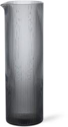 ferm LIVING Ulcior pentru apă RIPPLE 1, 1 l, gri, sticlă, ferm LIVING (FERM1104270133)