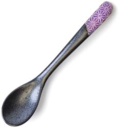 Made in Japan Lingură de masă ASANOHA 12, 5 cm, mov, ceramică, MIJ (MIJC4213) Tacam