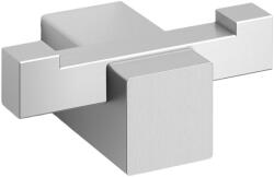 Zack Cârlig pentru prosoape CARVO 6 cm, dublu, mat, din oțel inoxidabil, Zack (ZACK40484) Agatator cuier