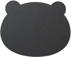 LIND DNA Placemat pentru copii BEAR NUPO 38 x 30 cm, antracit, piele, LIND DNA (LIND983126)