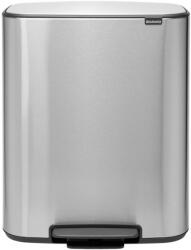 Brabantia Coș cu pedală BO 60 l, oțel mat, Brabantia (BRAB211324) Cos de gunoi