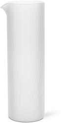 ferm LIVING Ulcior pentru apă RIPPLE 1, 1 l, alb, sticlă, ferm LIVING (FERM1104270134)