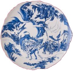 Seletti Farfurie pentru cină DIESEL CLASSICS ON ACID BLUE CHINOISERIE 28 cm, albastru, porțelan, Seletti (SLT11203)