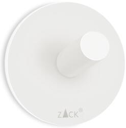 Zack Cârlig pentru prosoape 5, 5 cm, alb, oțel inoxidabil, Zack (ZACK40155) Agatator cuier