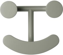 Fritz Hansen Cârlig pentru haine HAPPY 15 cm, verde-gri, oțel, Fritz Hansen (FH850413) Agatator cuier