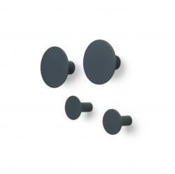 Blomus Cârlig pentru haine PONTO, set de 4 buc, gri, Blomus (BM65800) Agatator cuier