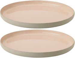 Stelton Farfurie pentru cină EMMA 24 cm, set de 2 buc, culoare trandafir, ceramică, Stelton (SNX2381)