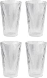 Stelton Pahar înalt pentru băuturi PILASTRO 350 ml, set de 4 buc, transparent, Stelton (SNX508) Pahar