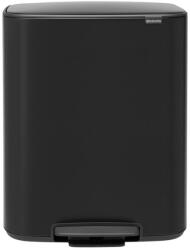 Brabantia Coș cu pedală BO 2 x 30 l, negru, Brabantia (BRAB211508) Cos de gunoi