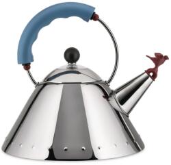Alessi Ceainic pentru aragaz 9093 2 l, argintiu și albastru, Alessi (AL9093)