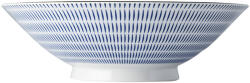 Made in Japan Castron pentru ramen RADIATING LINES BLUE & WHITE 25 cm, 900 ml, MIJ (MIJC0311)