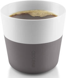 Eva Solo Cană 230 ml, set de 2 buc, cu capac din silicon, gri, Eva Solo (ES501021)