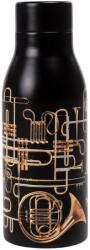 Seletti Sticlă termos TOILETPAPER TRUMPETS 500 ml, negru, Seletti (SLT15990)