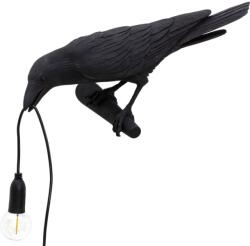 Seletti Lampă pentru perete BIRD LOOKING LEFT, 33 cm, negru, Seletti (SLT14737)