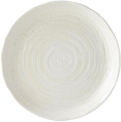 Made in Japan Farfurie pentru cină WHITE SPIRAL MIJ 24, 5 cm, alb (MIJC8177)