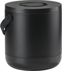 ZONE Coș de gunoi alimentar CIRCULAR 15 l, negru, plastic, Zona Danemarca (ZO26507) Cos de gunoi