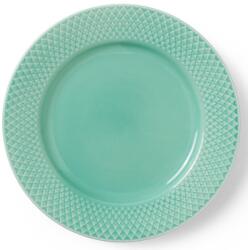 Lyngby Farfurie de prânz RHOMBE, 21 cm, aqua, Lyngby (LY201990)