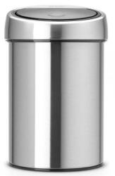 Brabantia Coș de gunoi cu capac sensibil la atingere TOUCH BIN 3 l, rezistent la degete, oțel mat, Brabantia (BRAB378645) Cos de gunoi