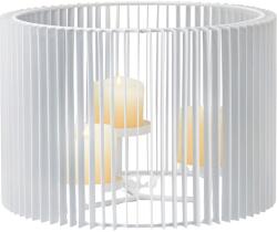 Philippi Suport de lumânare stâlp CIRCUS 32 cm, alb, oțel, Philippi (PHP219028)