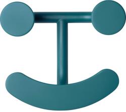 Fritz Hansen Cârlig pentru haine HAPPY 15 cm, turcoaz, oțel, Fritz Hansen (FH850412) Agatator cuier