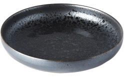 Made in Japan Farfurie pentru desert BLACK PEARL 22 cm, margine înaltă, MIJ (MIJC0485)
