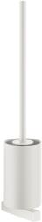 ZACK Perie de toaletă CARVO 50 cm, montat pe perete, alb, oțel inoxidabil, Zack (ZACK40817)