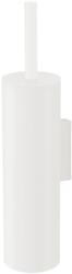 ZACK Perie de toaletă TUBO 40 cm, montat pe perete, alb, oțel inoxidabil, Zack (ZACK40117)