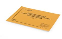 Szigorú számadású nyomtatványok beszerzésének nyilvántartása 25lapos A4, fekvő B. 15-46/B (B1546B) - irodasziget