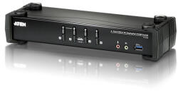 ATEN KVM Switch USB DisplayPort 4K + Audio, 4 port - CS1924 (CS1924-AT-G)