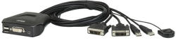 ATEN KVM Switch USB DVI, 2 port - CS22D (CS22D-AT)