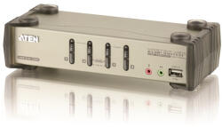 ATEN KVM Switch USB VGA + Audio, 4 port - CS1734B (CS1734B-AT-G)