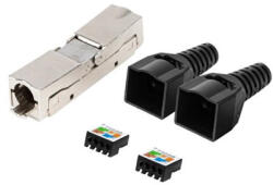Lanberg CAT. 6 FTP toldó, szerszám nélkül szerelhető, 2xRJ45 (PL2S6-6000TL) - bbmarket