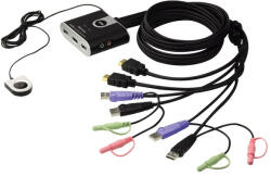 ATEN KVM Switch USB HDMI + Audio, 2 port - CS692 (CS692-AT) - bbmarket