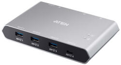 ATEN Switch 2-Port USB-C Gen 2 Sharing Switch with Power Pass-through - US3342-AT (US3342-AT) - bbmarket