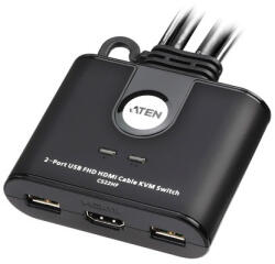 ATEN KVM Switch USB FHD HDMI, 2-Port CS22HF (CS22HF-AT)