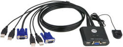 ATEN KVM Switch USB VGA, 2 port - CS22U (CS22U-AT)