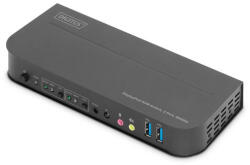 ASSMANN KVM Switch - 2 Port - 4K60Hz - 2x DP In - 1x DP/HDMI Out (DS-12850)