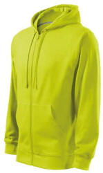 MALFINI 410 Malfini Trendy Zipper férfi pulóver Lime (4106213)