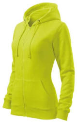 MALFINI 411 Malfini Trendy Zipper női pulóver Lime - S (4116213)
