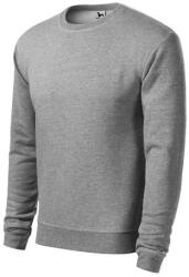 MALFINI 406 Malfini Essential pulóver férfi/gyerek sötétszürke melírozott - 3XL (4061218)