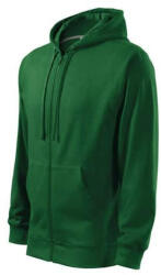 MALFINI 410 Malfini Trendy Zipper férfi pulóver üvegzöld - 3XL (4100618)