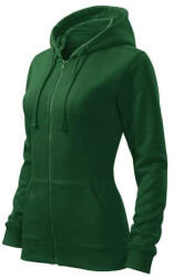MALFINI 411 Malfini Trendy Zipper női pulóver üvegzöld - 2XL (4110617)