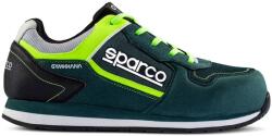 Sparco Sparco Gymkhana Seb S1P Munkavédelmi Cipő Sötétzöld/Lime - 47 (0752747VSLI)