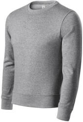 PICCOLIO P41 Piccolio Zero unisex hosszú ujjú felső sötétszürke melírozott - M (P411214)