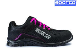 Sparco Sparco Practice Jody S1P munkavédelmi cipő Fekete-fukszia - 38 (7517NRFU38)