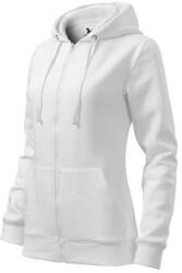 MALFINI 411 Malfini Trendy Zipper női pulóver Fehér - S (4110013)