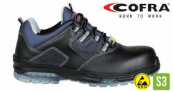 Cofra Rap Black S3 ESD Munkacipő - 43 (COFRAP-S3-43)