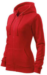 MALFINI 411 Malfini Trendy Zipper női pulóver Piros (4110712)