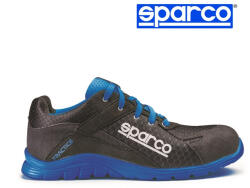 Sparco Sparco Practice Nelson S1P munkavédelmi cipő Fekete/Kék - 37 (7517NRAZ37)