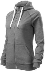 Malfinipremium 451 Voyage női felső Malfinipremium sötétszürke melírozott - 2XL (4511217)